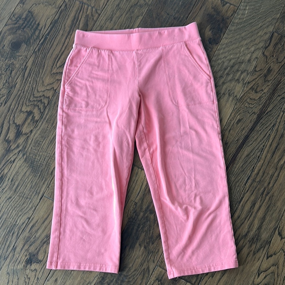 Talbots Pink pull on Pima Cotton Modal pants